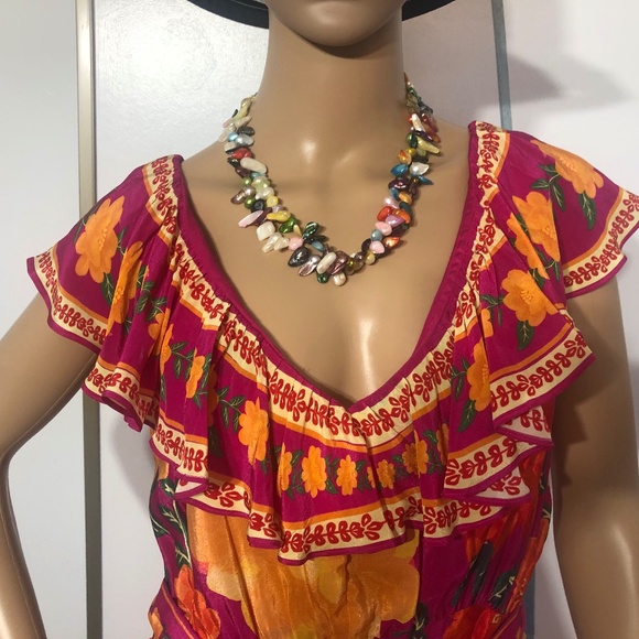 Beautiful asymmetrical sundress - Picture 6 of 12